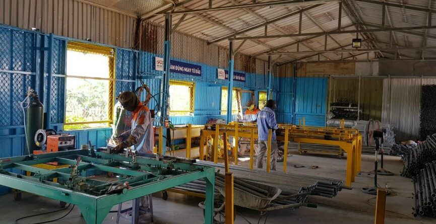 Sản xuất giàn giáo và phụ kiện – Nhà Việt