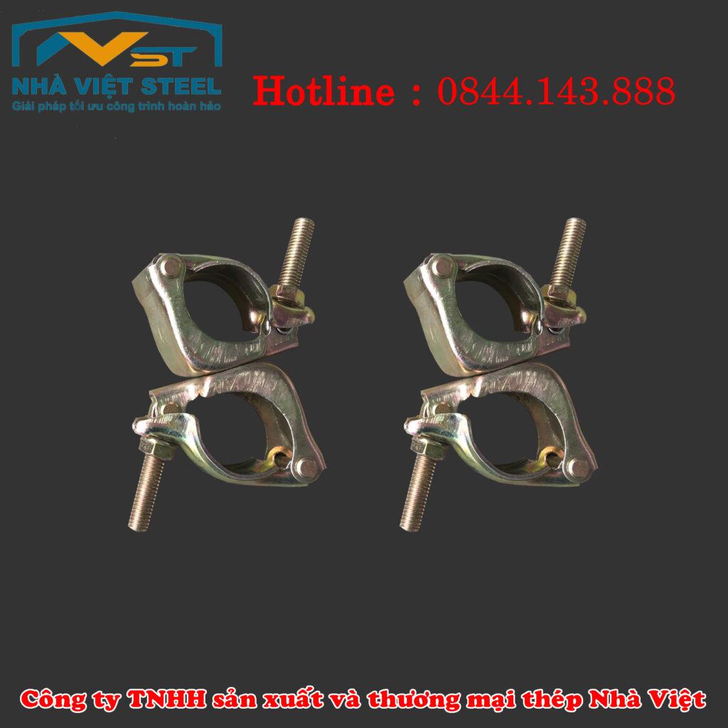 khóa giáo xoay dùng để liên kết chặt chẽ giữa các bộ phận trong giàn giáo hoàn thiện