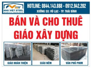 bán và cho thuê giáo xây dựng - nhà việt steel