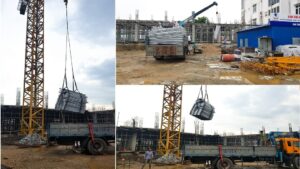 hình ảnh vận chuyển giàn giáo xây dựng