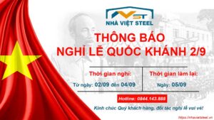 Nghỉ lễ Thép Nhà Việt